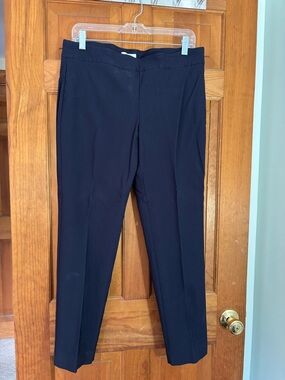 Charter Club Cambridge Skinny Navy Blue Pants Size 14